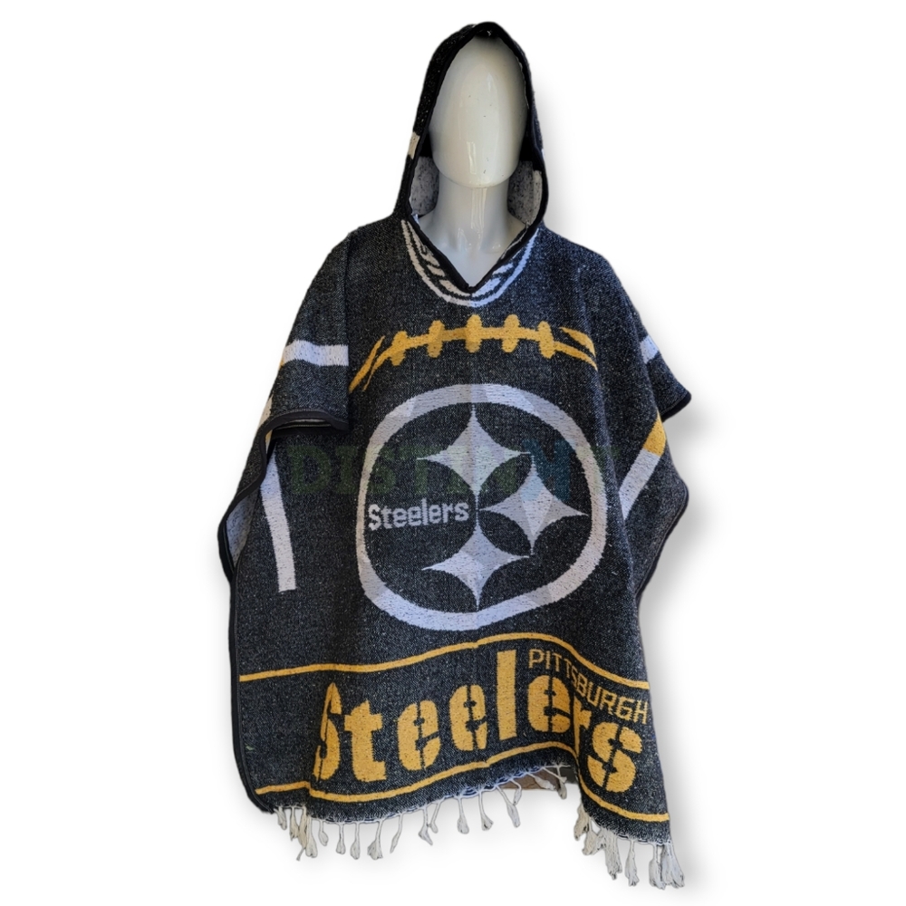 Pittsburgh Steelers Hooded Poncho